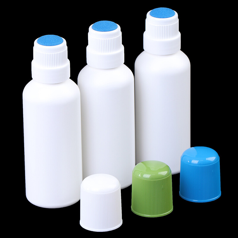 Bottle with sponge applicator 100ML medicine liquid bottle with sponge head-r-