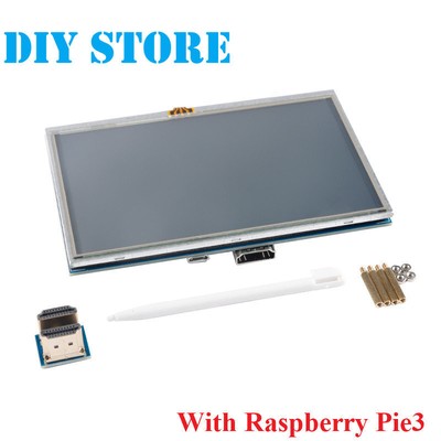 5 Inch HDMI LCD Touch Screen Display Module 800x480 TFT Monitor for Raspberry Pi
