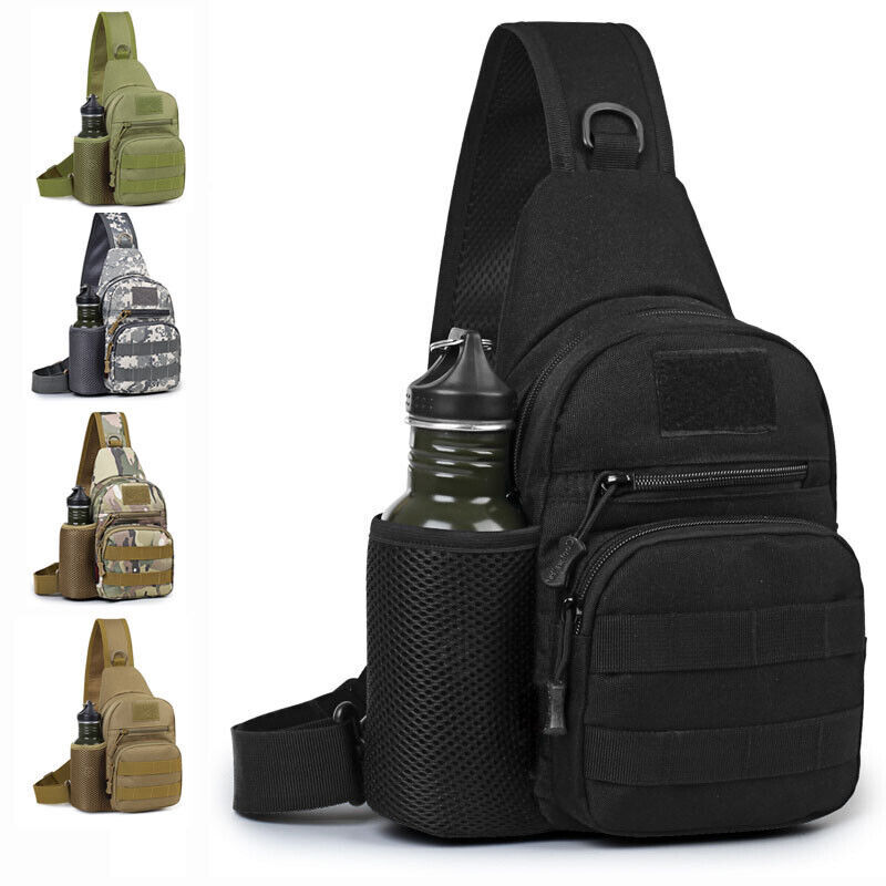 Tactical Military Sling Shoulder Backpack Molle EDC Small Crossbody Chest Pack