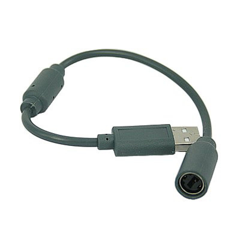 USB Breakaway Dongle Cable Cord Adapter For Xbox 360 PC Wired Controller