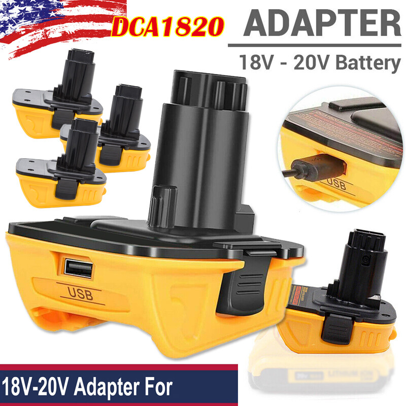 For DEWALT DCA1820 18V to 20V Battery Adapter Converter Max Li-ion DC9096 TOOLS