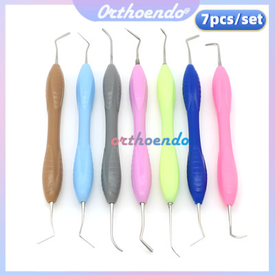 Dental Resin Spatulas Silicone Composite Resin Filling Aesthetic Restoration Kit