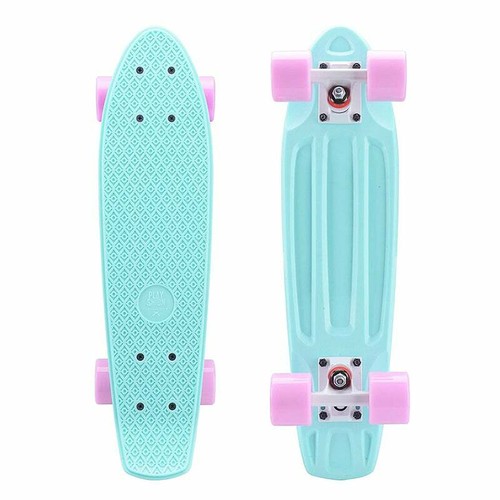 Youth Skateboard Four Wheel Plastic Small Fish Board Palying Skate Board US