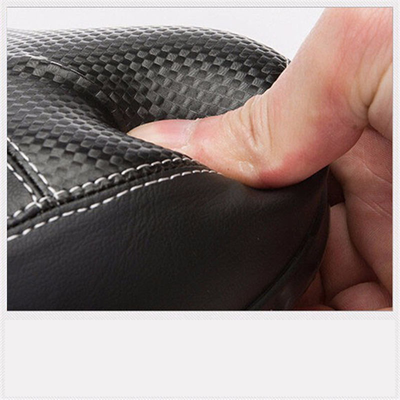 Comfort Extra Wide Big Bum Bike Bicycle Gel Soft Pad Saddle Seat Sporty Black US