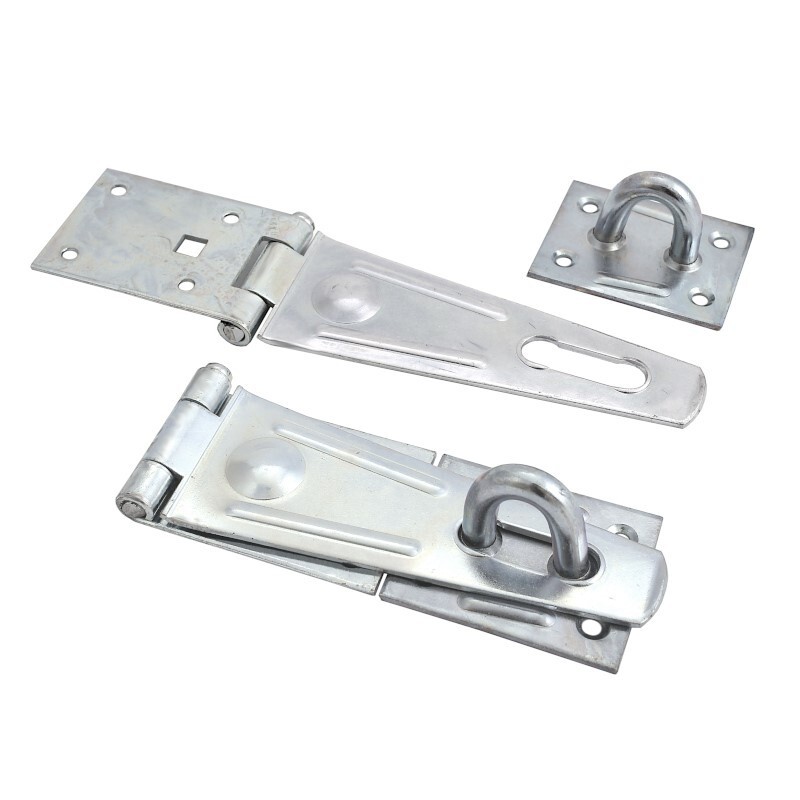 Hasp and Staple 175mm x 75mm / 2.5mm Metal Door Lock Padlock Latch
