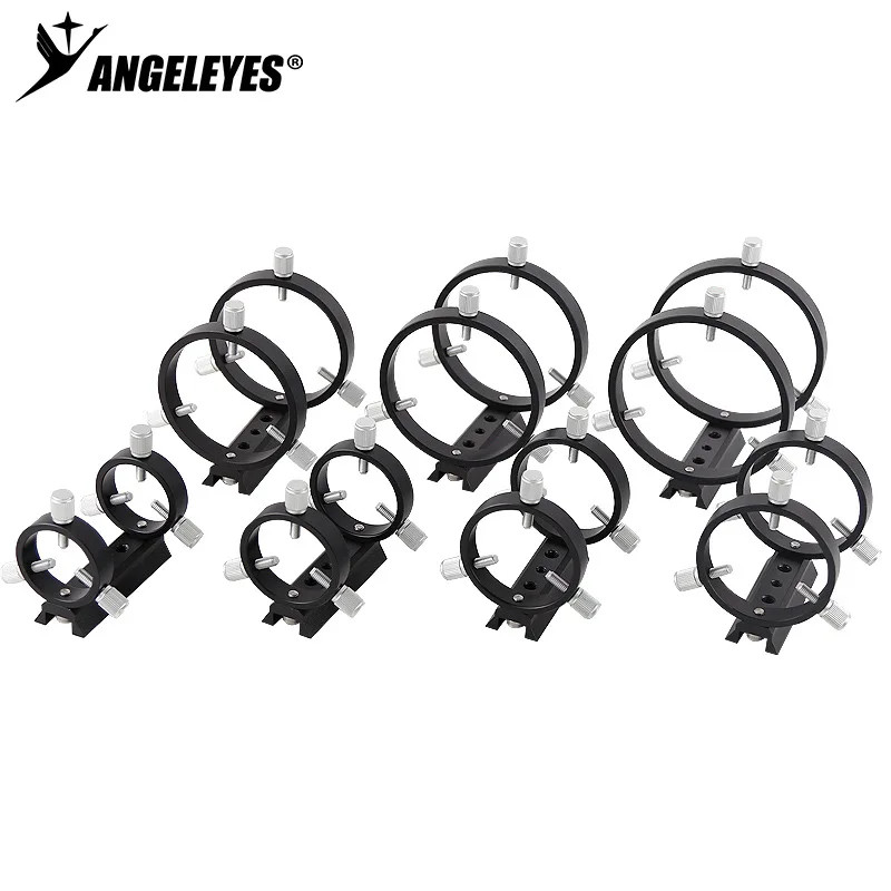 Telescope Guide Scope Support Dovetail 90mm Plate Base 68/80/90/102mm Hoop Ring