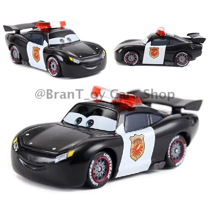 S No.95 Police Sheriff Mcqueen Diecast Model Toys Car Boy Gi