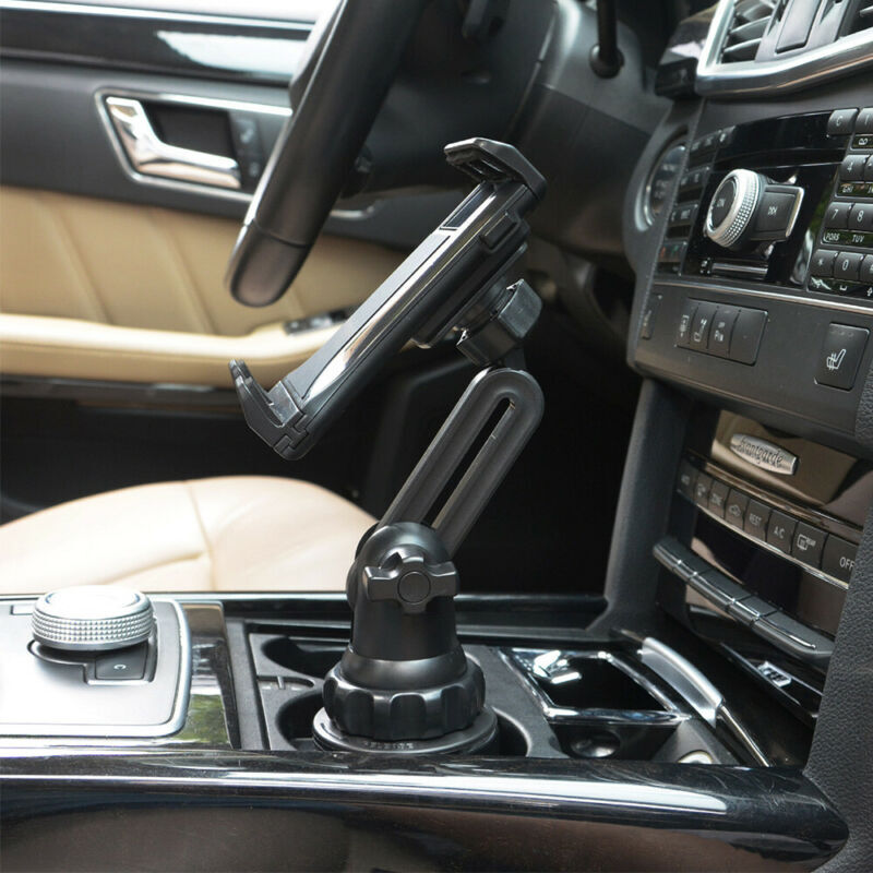 Universal Car Cup Holder Cellphone Mount Stand for iPhone iPad Tablet 4.7"-12.9"