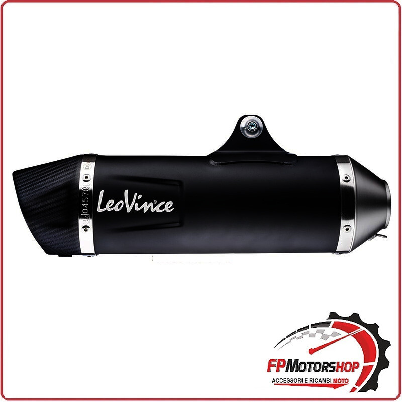 TERMINALE DI SCARICO MARMITTA SILENZIATORE NERO PER PIAGGIO VESPA GTS 125 21-