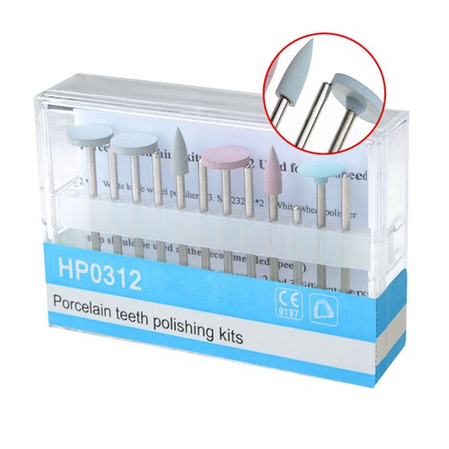 Dental Composite Polish Kit Polisher Silicone Grinding Heads Teeth Polisher
