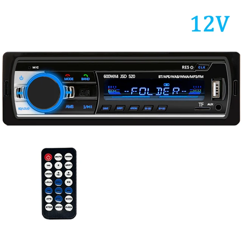 Stereo Bluetooth Mp3 Fm Radio Audio Music Usb/sd Aux Input