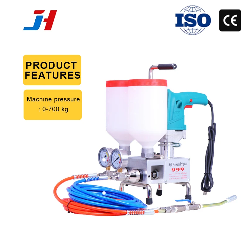 JH 1100W Dual-Component High Pressure Grouting Machine 0-700kg for Polyurethane