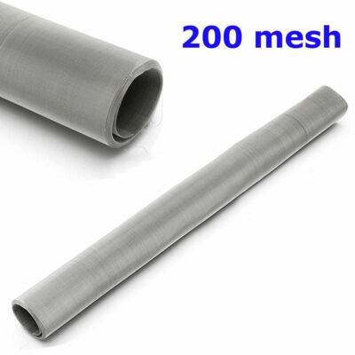 200 Mesh 75 Micron 304 Stainless Steel Fine Pollen dry Ice Screen 12x24''