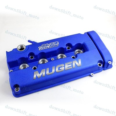 BLUE MUGEN Racing Rocker Valve Cover for Honda Civic B16 B17 B18 VTEC B18C GSR