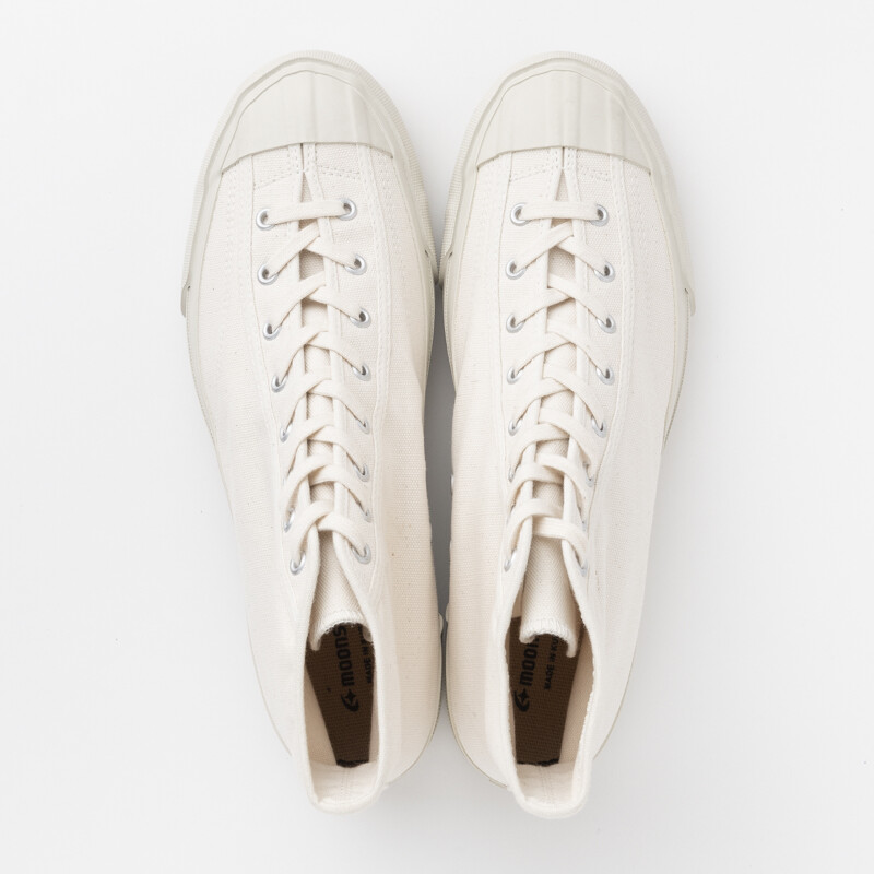 Moonstar Fine Vulcanized Unisex Shoes GYM CLASSIC HI WHITE