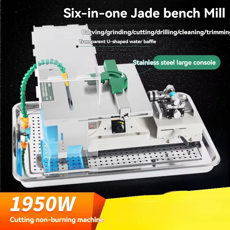 Carving Machine Grinder Small Jadeite Raw Stone Cutting Machine, Sawing Machine,