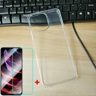 Case Cover + Tempered Glass Film Cover Screen Protector For Cubot P80 CUBOT P80