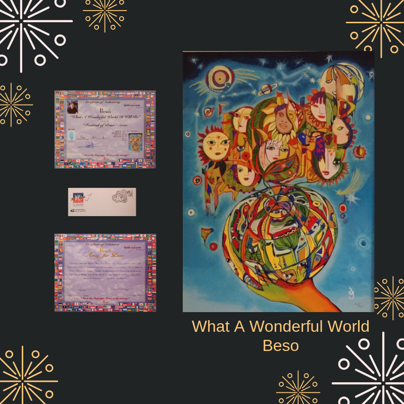 Beso Collection of 3 LE Serigraphs (Beso Kazaishvili) 1990s art prodigy