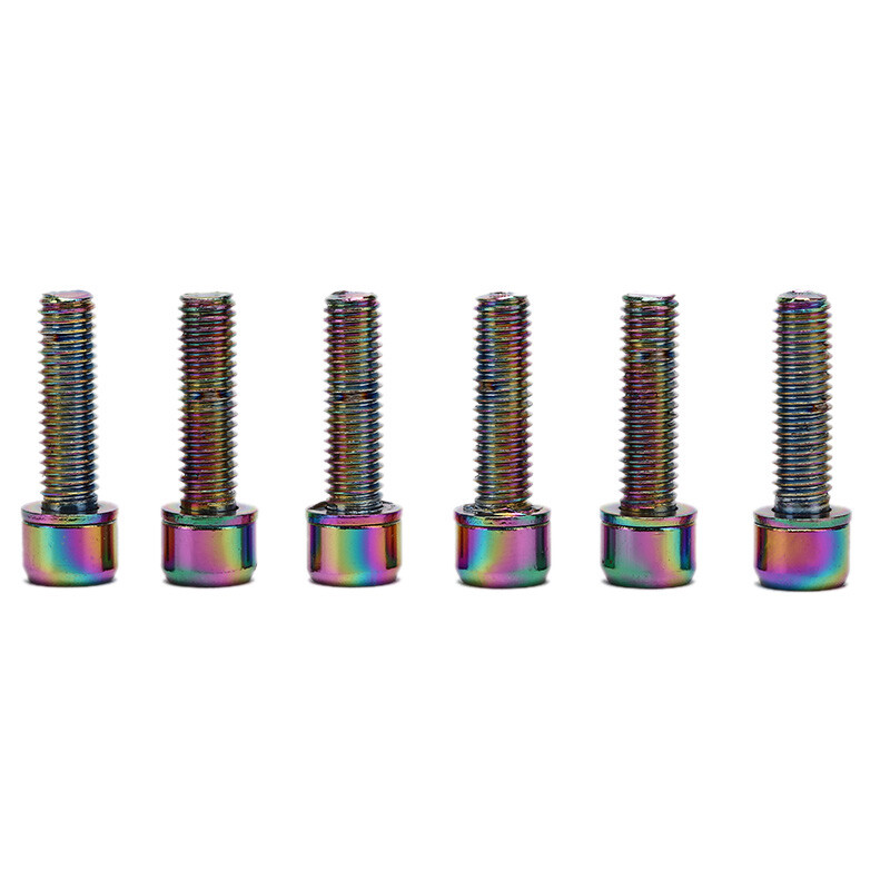 6pcs Bicycle Stem Screw M5x18mm Headset Bolt With Washer Handlebar B kiB;im