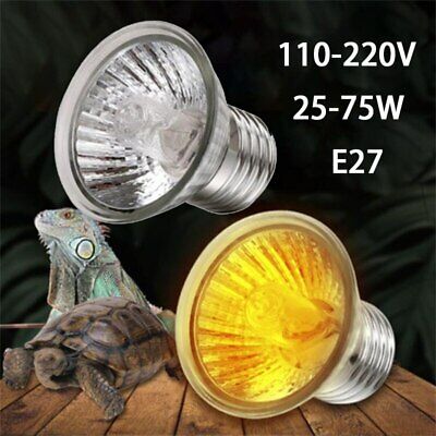 25W 50W 75W UVA Pet Heat Lamp Sun Reptile Turtle Snake Lizard Heater light Bulb