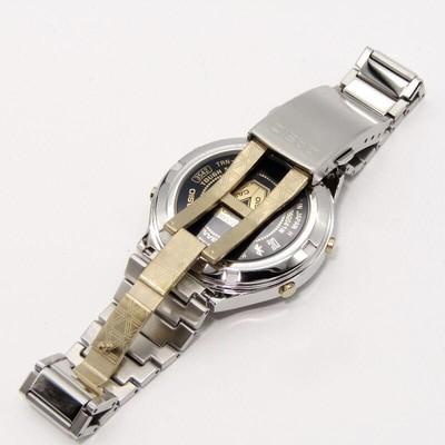 Pre-owned Casio Tron 50th Anniversary Trn-50ss-2ajr Watch Digital Blue Silver