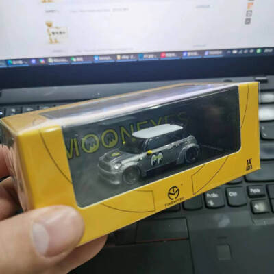 Time Micro 1:64 Model Car BMW Mini Cooper Alloy Die-Cast Vehicle - Mooneyes