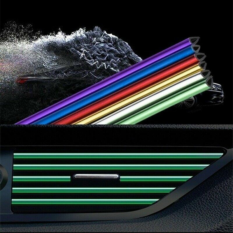 10pcsset-auto-air-outlet-strip-decor-car-styling-moulding-trim-strip-accessory