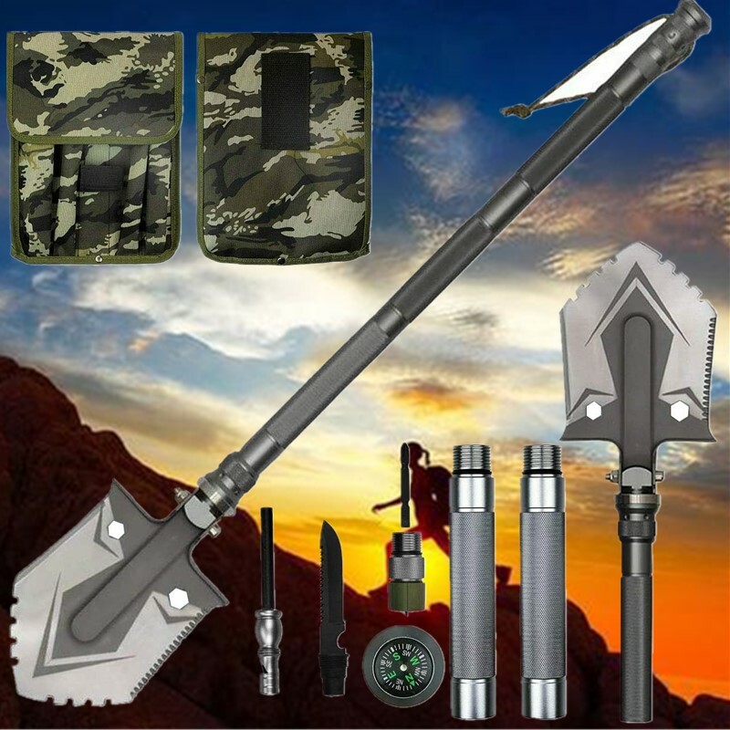Militär Klappschaufel Camping Survival Taktische Notfall Spaten Outdoor Jagd Kit