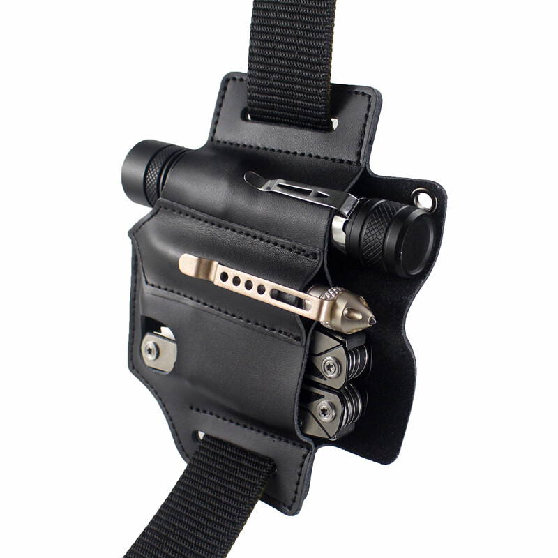 Leather Belt Tool Pouch EDC Storage Bag Flashlight Pouch eBay