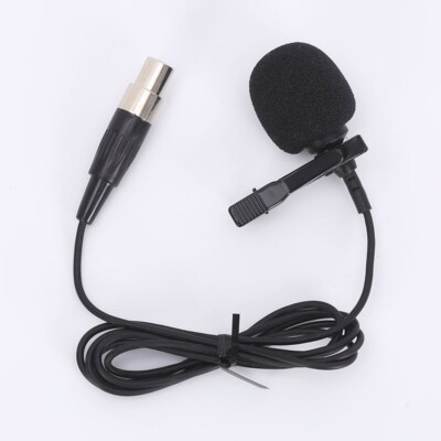 Pro Lavalier Speech Microphone For Shure Wireless Body-Pack mini 4pin XLR TA4F