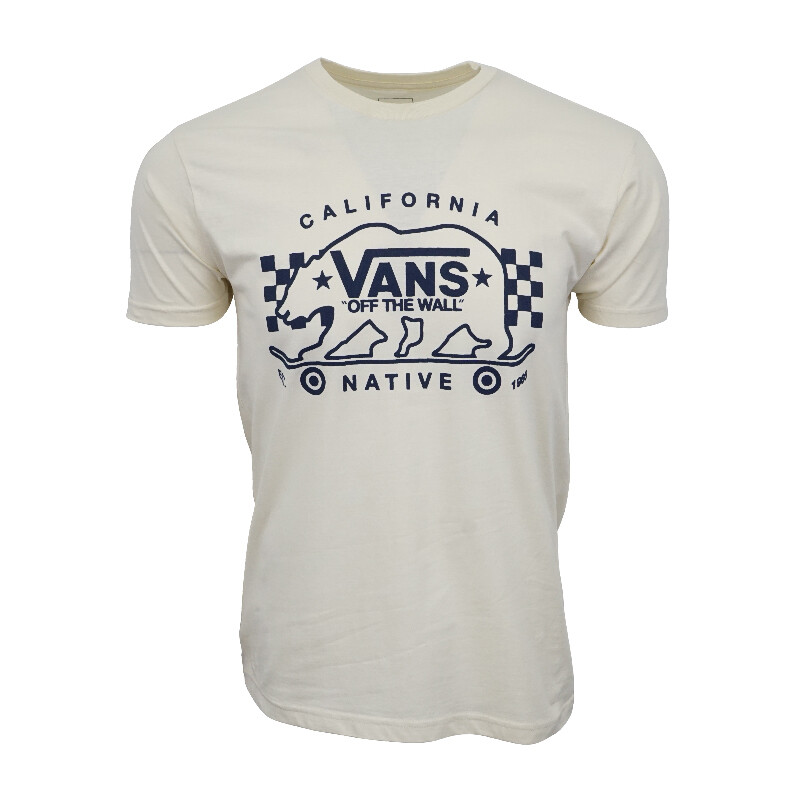 

ФУТБОЛКА МУЖСКАЯ VANS CALIFORNIA NATIVE OFF THE WALL НОВАЯ, Бежевый