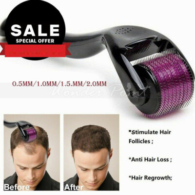 Beard Derma Roller Hair Loss Beard Growth Titanium Derma Roller Micro