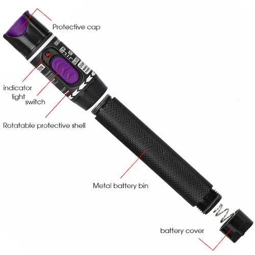 30mw Fiber Optic Visual Fault Locator 30KM VFL Fiber breakpoint finder tool FTTH