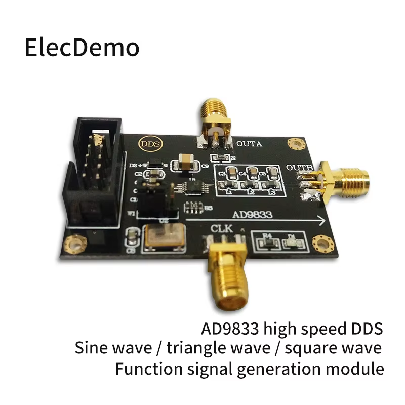 AD9833 DDS Signal Generator Triangle Sine Wave Signal Source Programmable Microp