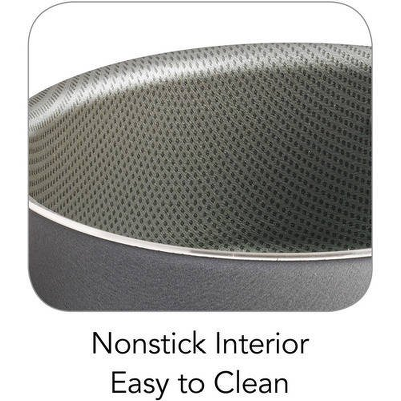 Primaware 3 Quart Non-Stick Steel Gray Covered Sauce Pan