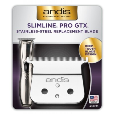 Andis Slimline  Pro GTX   #32735 Deep-Tooth Blade D-8 Zero Gapped Smooth & Fast