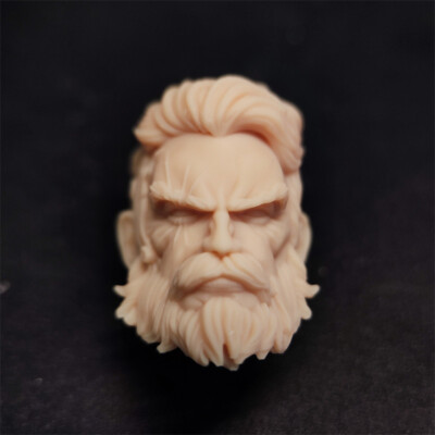 1/12 Scale Comic Version with Beard Cable Head Sculpt Unpainted Fit 6'' ML Figure