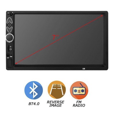 Auto 7'' HD Stereo MP5 Player Bluetooth Touch Screen Android IOS USB/AUX/TF