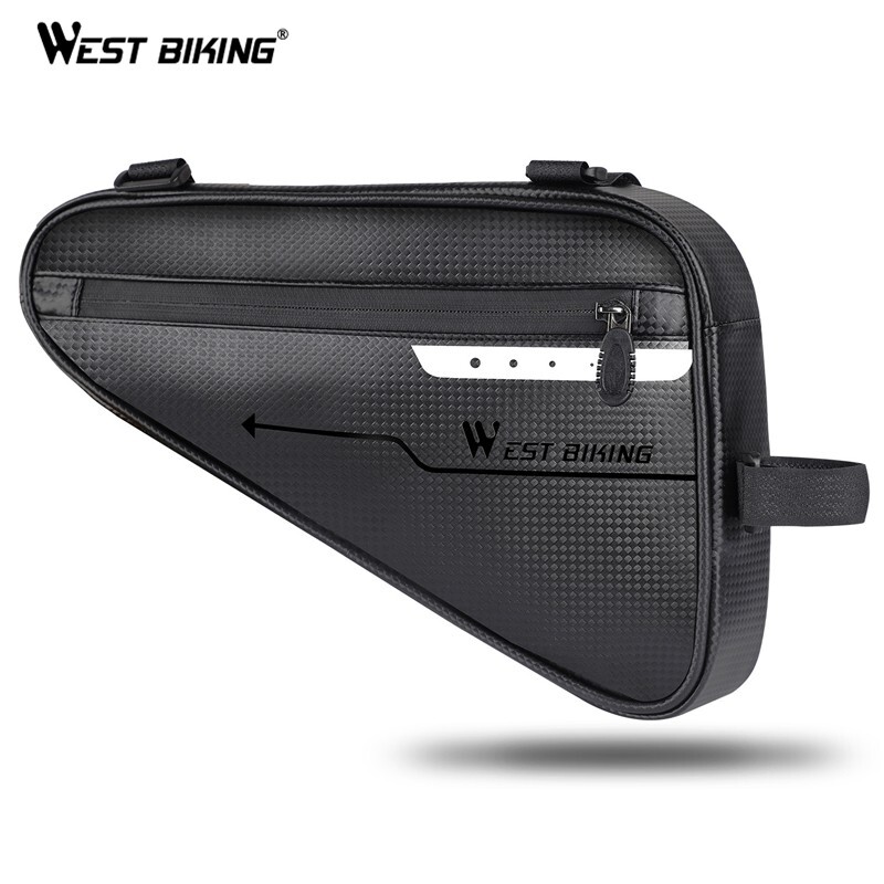WEST BIKING Waterproof Bicycle Frame Bag Cycling MTB Road Bi