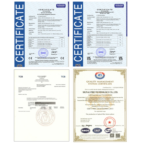  Signal Fire AI-9 Optical Fiber Fusion Splicer SM MM 6 Motor FTTH Toolbox style 