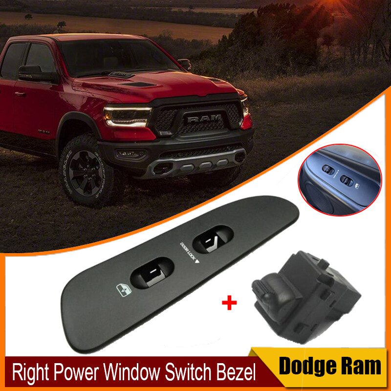 Power Window / Door Lock Switch Bezel For Dodge Ram 1500, 2500, 3500 (2002-2010)