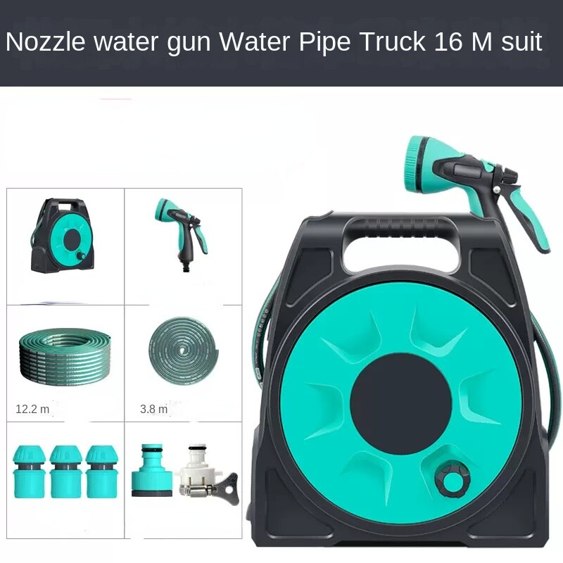 Self-retracting Garden Hose Reel High Pressure Cleaning and Watering Hose Reel