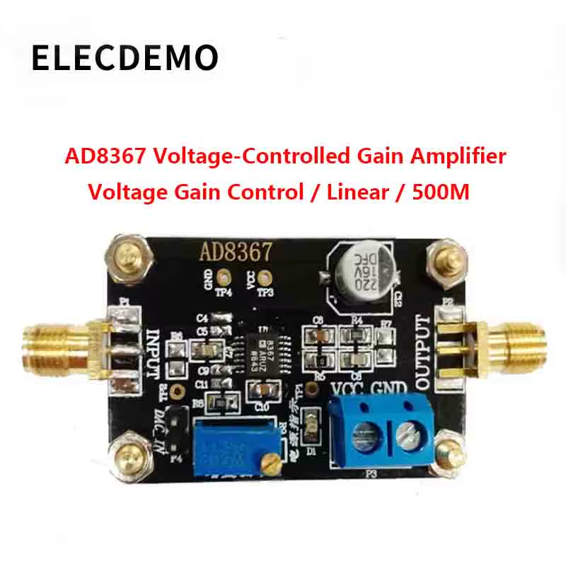AD8367 Module Variable Gain Amplifier 500MHz Bandwidth 32dB Gain Amplification