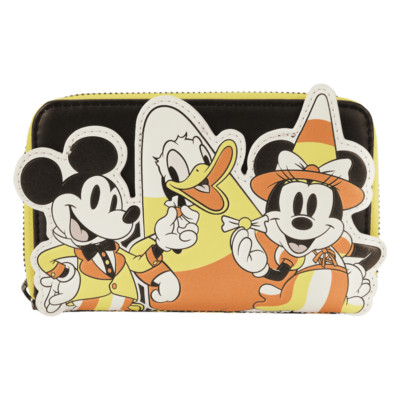 Disney Mickey & Friends Candy Corn Zip Around Wallet Loungefly