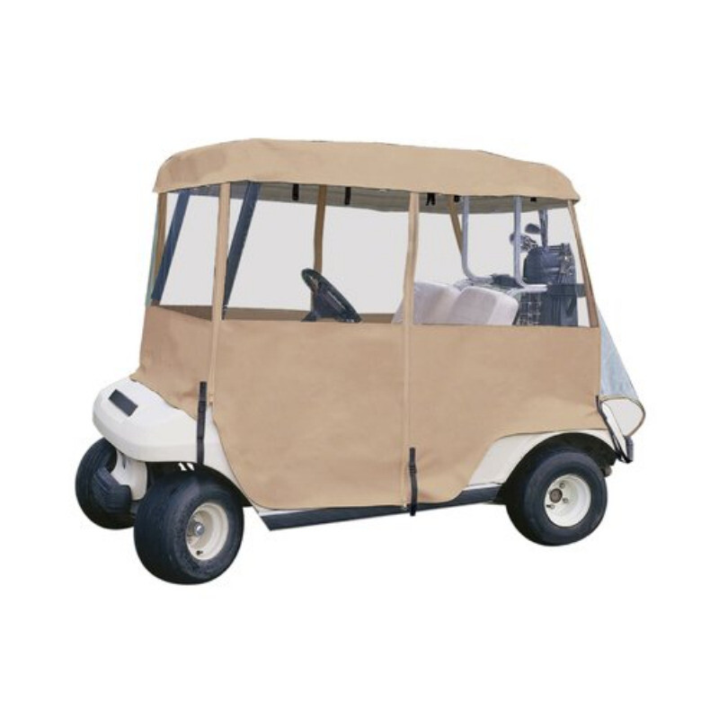 Fairway 4-Person Deluxe 4-Sided Golf Cart Enclosure Golf Cart Covers 94"L x 47"W
