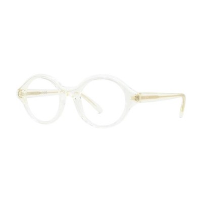 NWT Loewe LW50098I 057 Unisex Eyeglasses Transparent Yellow Acetate Frame