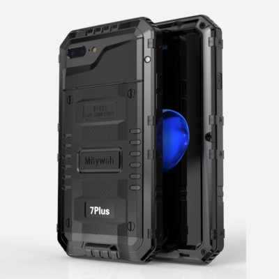 for iPhone 15 14 13 12 11 Xs 8 LUPHIE Waterproof Shockproof Aluminum Metal Case