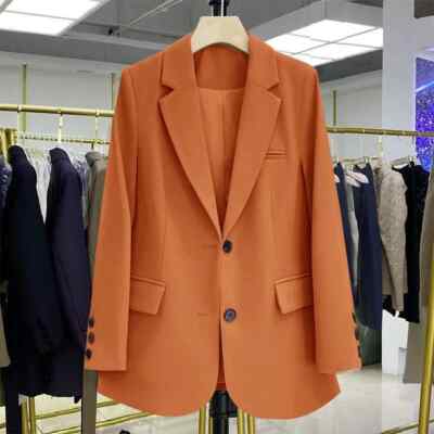 Women Coat Office Lady Womens Clothing Loose Korean Version Small Suit Jacket