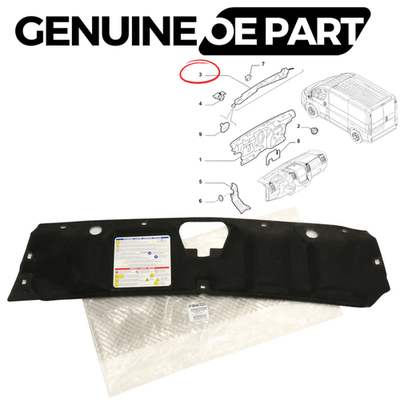 Genuine Bonnet Insulation Mat for Fiat Ducato Peugeot Boxer Citroen Relay 06-14