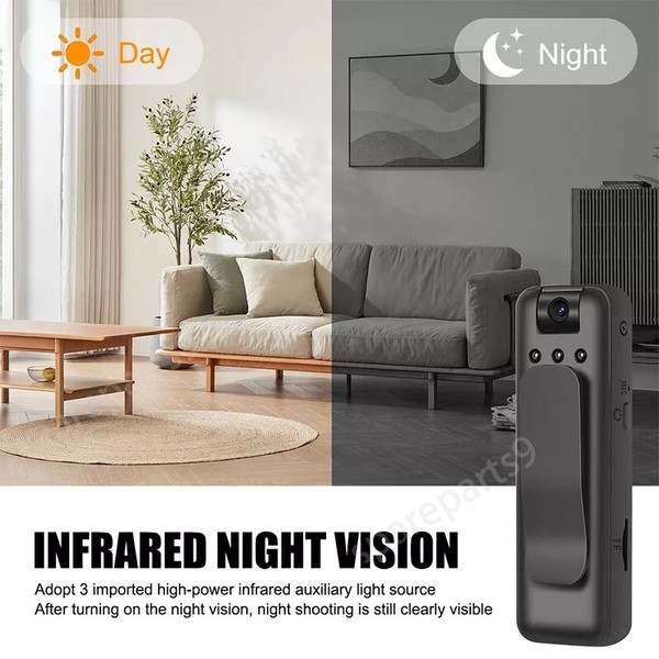 Mini WIFI 1080P Body Camera Video Recorder Clip Cam Night Vision Support 128G - Image 7